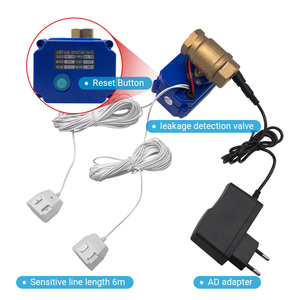 Valvola dell'acqua solenoide DN15 (1/2 pollici) sistema di rilevatore di perdite d'acqua intelligente e sensori d'acqua sensibili da 6 metri 2pc per perdite - Product Image 6