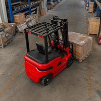 Chariot élévateur électrique avec certification CE, hauteur de levage de 3 m et fourches forgées pour les opérations d'entrepôt et de logistique