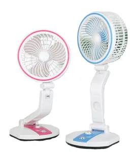 Koeler Bureau Ventilator Aanpassen Met Clip Opvouwbare Oplaadbare Kantoor Slaapkamer 360 Graden 10 Kunststof Mechanische Wand Gemonteerde Rv Fan Cn; Zhe