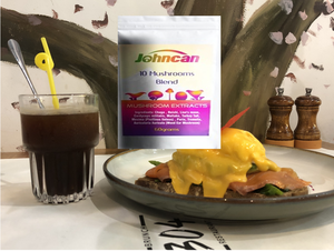 Здоровая добавка, суперпищевой порошок, 10 грибов, чистый комплексный экстракт - Product Image 2