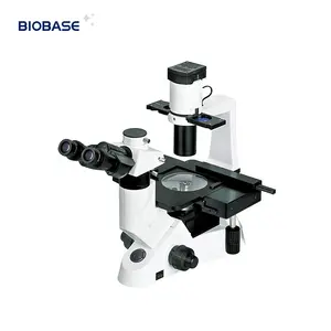 Mikroskop Biologis Terbalik BIO BASE Sistem Optik Tak Terbatas Mikroskop Laboratorium IVF 4*10*20 Mikroskop untuk Lab