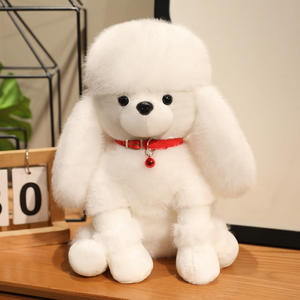 Peluche de Poodle Personalizado con Peso Realista, Juguete de Peluche Negro Simulador de Poodle, Animal de Peluche - Product Image 2