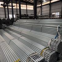 Tuyau en acier galvanisé rond de qualité industrielle en acier allié à haute résistance, galvanisé à chaud, pour applications de conduites d'huile