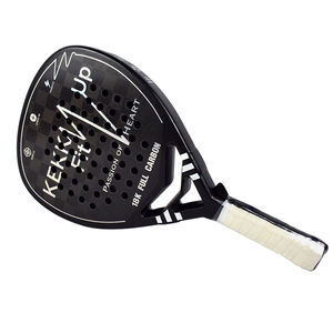 <span class=keywords><strong>Raquette</strong></span> de padel professionnelle OEM de qualité supérieure, en fibre de verre et carbone, avec tête en forme de goutte d'eau et diamants 18K - Product Image 4
