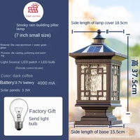 Lampes à pilier LED modernes minimalistes, étanches IP65, en aluminium moulé sous pression, pour jardin et aménagement paysager, utilisation extérieure, avec garantie de 5 ans