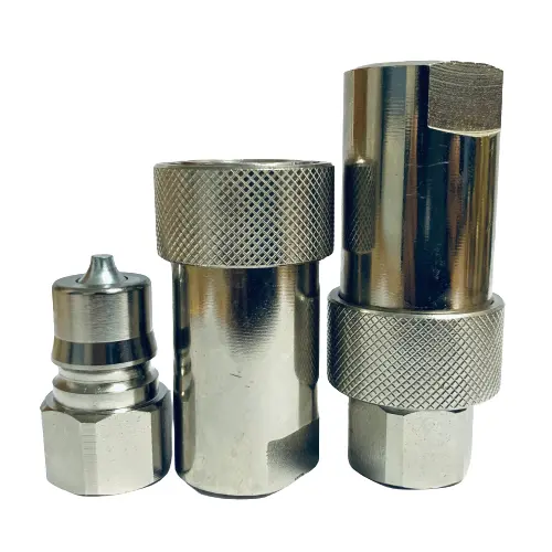 high pressure carbon steel hydraulic quick connect hose coupling set