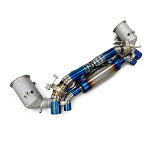 Échappement arrière léger en titane avec downpipes Decat pour Porsche 911 992 992.1 992.2 Carrera Targa 3.0 Twin Turbo - Product Image 1