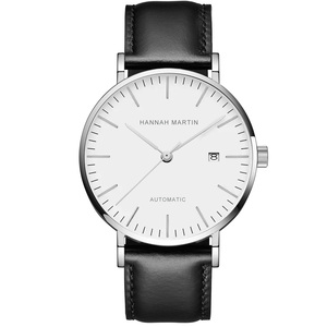 Reloj HANNAH MARTIN de Fábrica, con Logotipo Personalizado OEM, Marca Privada, Acero Inoxidable, Mecánico, Minimalista, Totalmente Automático para Hombre - Product Image 6