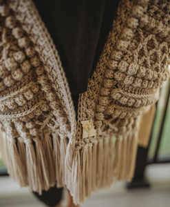 الكروشيه البوهيمي جيب وشاح الكروشيه جيب شال - Product Image 3