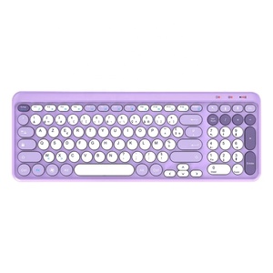 102 touches 2.4G et pour <span class=keywords><strong>Bluetooth</strong></span> Double Mode Portable Mini <span class=keywords><strong>Clavier</strong></span> <span class=keywords><strong>Ergonomique</strong></span> avec Couleur Chocolat Keycap Interface USB Option Mute - Product Image 2