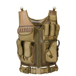 Sac de gilet tactique personnalisé, multifonctionnel, en Oxford et maille, démontage rapide, imperméable, équipement de protection, fermeture éclair - Product Image 4