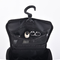 Haute qualité étanche voyage Portable cosmétiques sac à la mode suspendu visage lavage ustensile boîte fermeture éclair non imprimé trousse de toilette