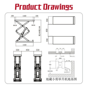 Nouveau cric hydraulique automatique 3,5 <span class=keywords><strong>T</strong></span>, machine de levage à ciseaux pour voiture, levage complet au sol - Product Image 4