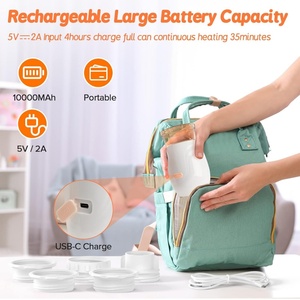 Chauffe-biberon électrique pour bébé, chauffe-lait de voyage pour différentes tailles, accessoires d'alimentation de qualité supérieure - Product Image 4