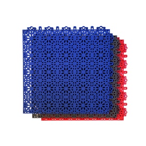 Revêtement <span class=keywords><strong>de</strong></span> sol modulaire en plastique emboîtable certifié CE, dalles <span class=keywords><strong>de</strong></span> <span class=keywords><strong>terrain</strong></span> <span class=keywords><strong>de</strong></span> <span class=keywords><strong>basket</strong></span> <span class=keywords><strong>3x3</strong></span>, revêtement <span class=keywords><strong>de</strong></span> sol pour terrains <span class=keywords><strong>de</strong></span> sport extérieurs - Product Image 3