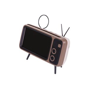 Fancy Tv Thiết Kế TV-800 Retro Đa Chức Năng <span class=keywords><strong>Mini</strong></span> Xách Tay <span class=keywords><strong>Tabletop</strong></span> Điện Thoại Di Động Đứng Màu Xanh Răng Loa - Product Image 6