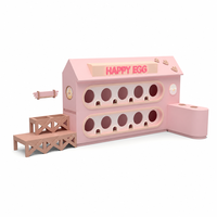 Ensemble de jeu maisonnette pour enfants 3 ans et plus, avec écran tactile, thème 'Poussée des œufs', pour jeu d'imitation urbain et jeu de rôle, aire de jeux intérieure