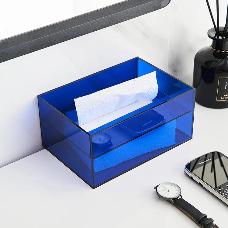 Acrylic Tissue Box Napkin Box Organizer Holder