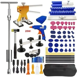Kit d'outils professionnels de <span class=keywords><strong>débosselage</strong></span> <span class=keywords><strong>sans</strong></span> <span class=keywords><strong>peinture</strong></span>, réparation de tôles <span class=keywords><strong>sans</strong></span> trace, ensemble d'outils de réparation de bosses de <span class=keywords><strong>carrosserie</strong></span> automobile en aluminium CiHOO - Product Image 2
