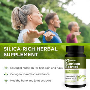תמצית הבמבוק קפסולות במבוק תוספת סיליקה מקדם עור בריא תומך בצמיחה נוגדת חמצון קפסולות - Product Image 3
