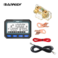 Coulomètre de batterie Baiway 8-80V 500A Tx21, testeur de batterie professionnel, moniteur, indicateur de capacité de la batterie, affichage