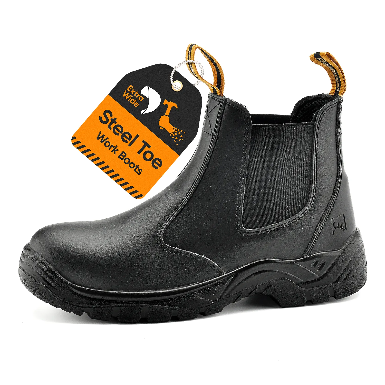Safetoe जूते सुरक्षा गाय का चमड़ा इस्पात पैर की अंगुली S3 सीई औद्योगिक और निर्माण के लिए बूट पुरुषों महिलाओं पर्ची प्रतिरोधी काम जूते सुरक्षा