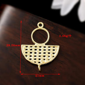 Breloques demi-<span class=keywords><strong>lune</strong></span> pour la fabrication de bijoux DIY, breloques vintage demi-<span class=keywords><strong>lune</strong></span> avec plusieurs boucles - Product Image 2