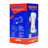 TOKYOSAT TS-11HD Nouveau LNB Bande C 1 Port LNB Universel Bande Ku