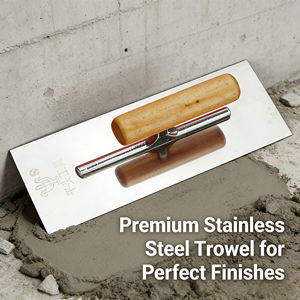 Truelle de peintre en acier inoxydable, spatule à plâtre, truelle à enduit - Product Image 3