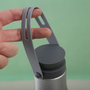 Stainless Steel <b>Bottles</b> With Handle for Hot and Cold Drink Coffee Water Cup Clear Water <b>Bottles</b> - Product Image 4
