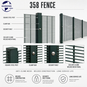 <span class=keywords><strong>รั้ว</strong></span>เหล็ก 358 แบบเชื่อมเคลือบผง ป้องกันการปีนป่าย สำหรับร้านค้าอุปกรณ์ปรับปรุงบ้าน ทนทานแข็งแรง - Product Image 4