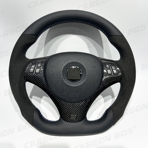 <span class=keywords><strong>Volante</strong></span> de cuero completo para BMW E92 Sport para BMW E90 E91 E71 E46 E60 <span class=keywords><strong>Volante</strong></span> de cuero negro de calidad con Alcantara - Product Image 2