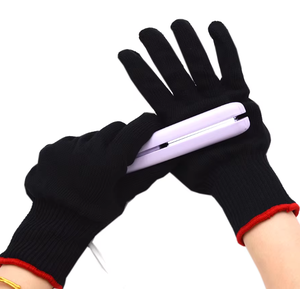 <span class=keywords><strong>Gants</strong></span> à pois résistants à la chaleur, <span class=keywords><strong>gants</strong></span> de sécurité pour le coiffage, <span class=keywords><strong>anti</strong></span>-brûlure, fer à friser, lisseur, teinture capillaire - Product Image 5