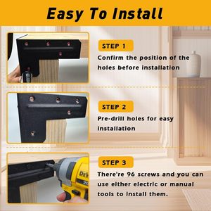 Kit de support de jambes d'établi supports d'angle de Table de travail pour Tables en bois personnalisées bricolage pergola de bois - Product Image 3