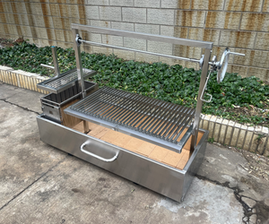 Stainless Steel Santa Maria <strong>Grill</strong> With Brasero Argentine Argentina <strong>Argentinian</strong> Charcoal <strong>Grill</strong> Parilla Outdoor Bbq <strong>Grill</strong> - Product Image 1