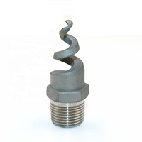 Boquilla de pulverización giratoria de PVC o PP, espiral de agua de cono completo