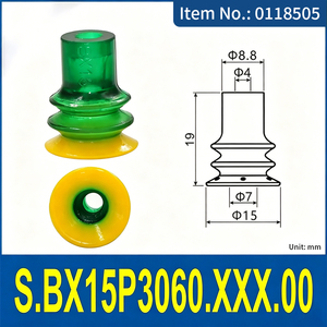 Ventosa de vacío de PU serie BX compatible con el sistema de sujeción y colocación Piab - Product Image 6
