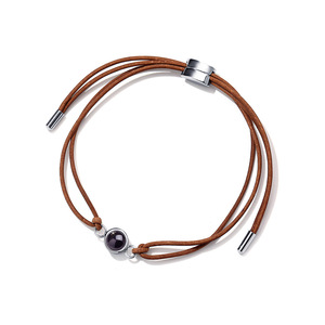 สร้อยข้อมือคู่รักวันวาเลนไทน์ สแตนเลสสตีล สายถัก 100 ภาษา ฉันรักคุณ ฉายภาพ HD เครื่องประดับสำหรับคู่รัก - Product Image 4