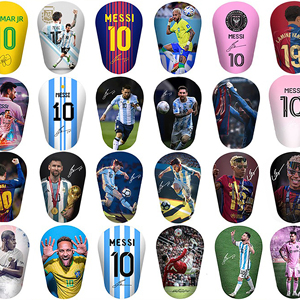 <span class=keywords><strong>Mini</strong></span> Protège-tibia de football Protection professionnelle Sangle élastique en plastique Conception personnalisée Cadeau personnalisé Fabricant de sources - Product Image 3