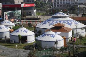 Yourte mongole de luxe moderne, yourte mongole en fer forgé pour jardin - Product Image 4