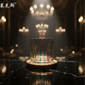 Offre Spéciale – Nouvelle Tasse à Boissons en <span class=keywords><strong>Verre</strong></span> Gravé Transparent, Design Coloré, <span class=keywords><strong>Verre</strong></span> à Whisky et Bière Gaufré - Product Image 2