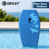 Bodyboard léger à motif requin, planche de surf en XPE, EPS, HDPE pour la plage et les sports nautiques, impression personnalisée disponible