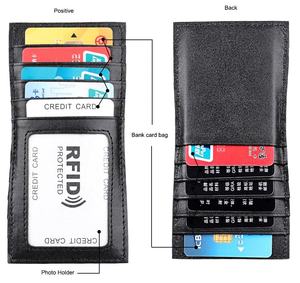 <b>Long</b> Wallet <b>Purse</b> for Men Genuine Cow Leather Rfid Anti-Theft Fashion Clutch Bags Handbag Multifunction - Product Image 3