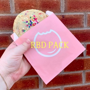 Custom <strong>Printed</strong> <strong>logo</strong> Eco-friendly Oil Proof Small pink 3.5inch 4inch Cookie <strong>Printed</strong> Kraft <strong>Paper</strong> <strong>Bags</strong> for Cookies - Product Image 1