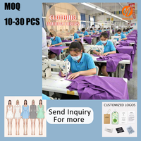7014 Fabricant de vêtements sur mesure de luxe, mode OEM ODM, logo de marque imprimé, robe élégante décontractée pour femmes, robe rose sur mesure