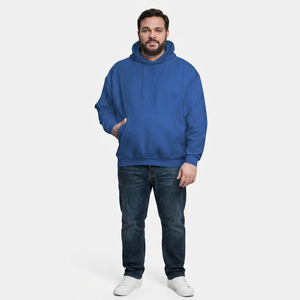 Sudadera con capucha OEM de manga larga con bolsillo canguro y estampado de camuflaje para hombre, tela gruesa, sudadera única y elegante para hombre - Product Image 1