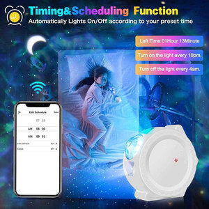 Chất Lượng Cao 3-Trong-1 Bầu Trời + Mặt Trăng + Sao Âm Nhạc Wifi Ánh Sáng Sao Chiếu Làm Việc Với Alexa/Google Hỗ Trợ PST-SC511 - Product Image 2