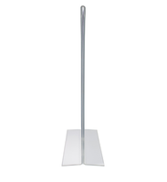 Support de signalisation pliable en acrylique moderne et écologique 8,5x11 en forme de T pour table, chargement par le bas, léger
