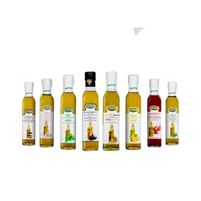 Olio extra vergine di oliva aromatizzato e aglio 250 ml