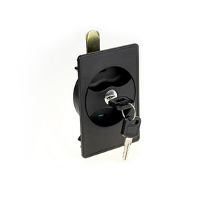 Yh9145 đen mái chèo Latch hộp công cụ khóa Hidden cửa tủ tập tin khóa cho kệ hộp công cụ khóa xi lanh - Product Image 5